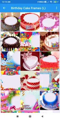 Happy Birthday Photo Frame android App screenshot 2