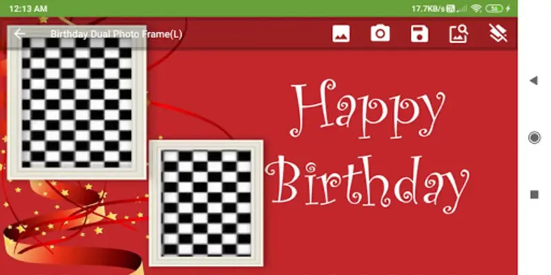 Happy Birthday Photo Frame android App screenshot 3