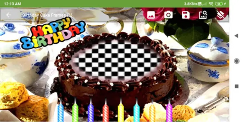 Happy Birthday Photo Frame android App screenshot 5